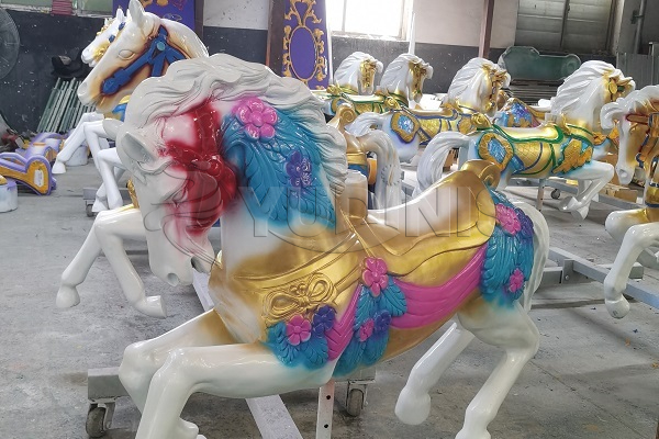 fiberglass carousel horses in Dinis